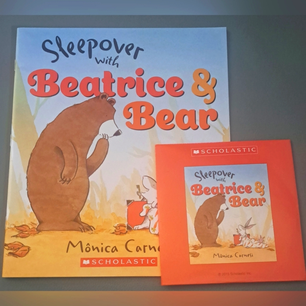 New Scholastic Sleepover with Beatrice & Bear Book and CD Set